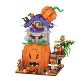 Loz Mini Blocks 1134 Pumpkin Wagon Halloween Horse Car 1233 The Halloween Cottage 1249 Pumpkin House