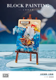 LOZ Mini Block Painting Sailing Ship 1280 Christmas Tree 1283 Spring Train 1296
