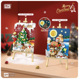 Sleigh Car Painting (Set 1282) Christmas 3D Painting (Set 1283)