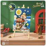 Sleigh Car Painting (Set 1282) Christmas 3D Painting (Set 1283)