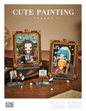 LOZ Mini Block Cute Painting 1286 Mona Lisa Zhai 1287 Girl