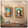 LOZ Mini Block Cute Painting 1286 Mona Lisa Zhai 1287 Girl