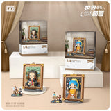 LOZ Mini Block Cute Painting 1286 Mona Lisa Zhai 1287 Girl