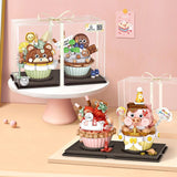 Loz 1755 Biscuit Bear Cake 1756 Strawberry Piggy Cake