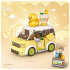 LOZ 4207 Sweet Ice Cream Truck 4208 Bunny Radish Car 4209 Duck Lemon Tea Car 4210 Vintage Wedding Car