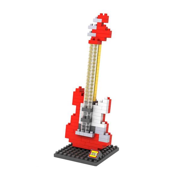 9192 Diamond Blocks Red Guitar