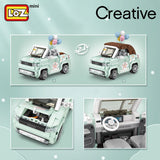 Loz Green Car Jeep With Flower Painting Easel 1132