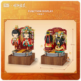 Loz 1227 Chinese Wedding Bride And Groom Music Box Mini Blocks