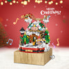 Loz 1238 Christmas House Music Box 1237 Christmas Tree Music Box Gifts