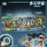 Loz Mini Blocks Time Travel Series 1747 Ancient 1748 Aerospace 1749 Hotel 1750 Dinosaurs Park