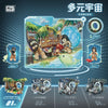 Loz Mini Blocks Time Travel Series 1747 Ancient 1748 Aerospace 1749 Hotel 1750 Dinosaurs Park