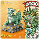 Loz 1921 Mini Blocks Chinese Dragon Qilin Kylin Krini