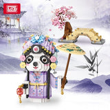 Loz Diamond Blocks Panda Sven Actor Dressing 8101 Tsing Yi Dressing 8102