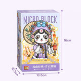 Loz Diamond Blocks Panda Sven Actor Dressing 8101 Tsing Yi Dressing 8102