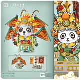 Loz Ancient Chinese Opera 8107 Panda Warrior 8108 Panda Pink Dress Girl (Diamond Blocks)