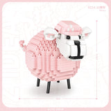 Loz 9234 Pink Sheep Diamond Blocks