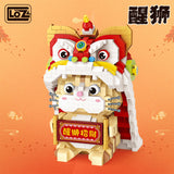 Loz 9258 Dancing Lion Diamond Block