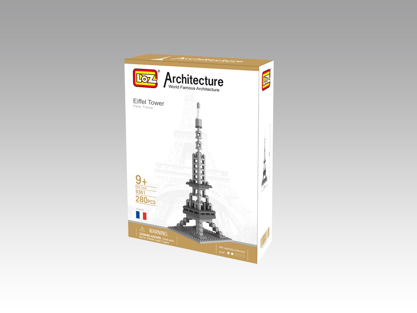 LOZ 9361 EIFFEL TOWER DIAMOND BLOCK 9361