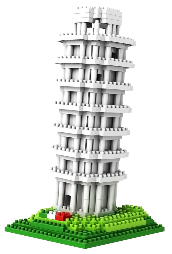 Loz 9367 Leaning Tower Of Pisa Diamond Block