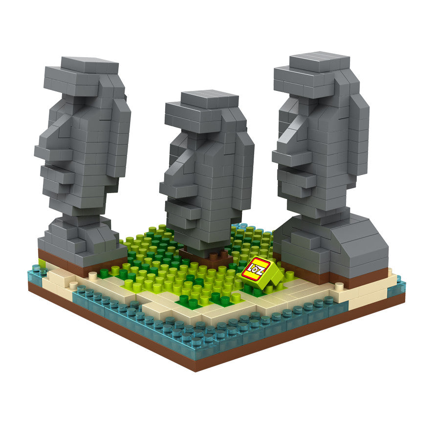 Loz 9378 Easter Island Diamond Block