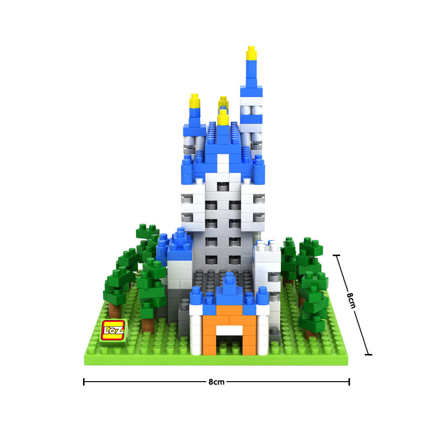 Loz 9380 New Swan Stone Castle Diamond Block