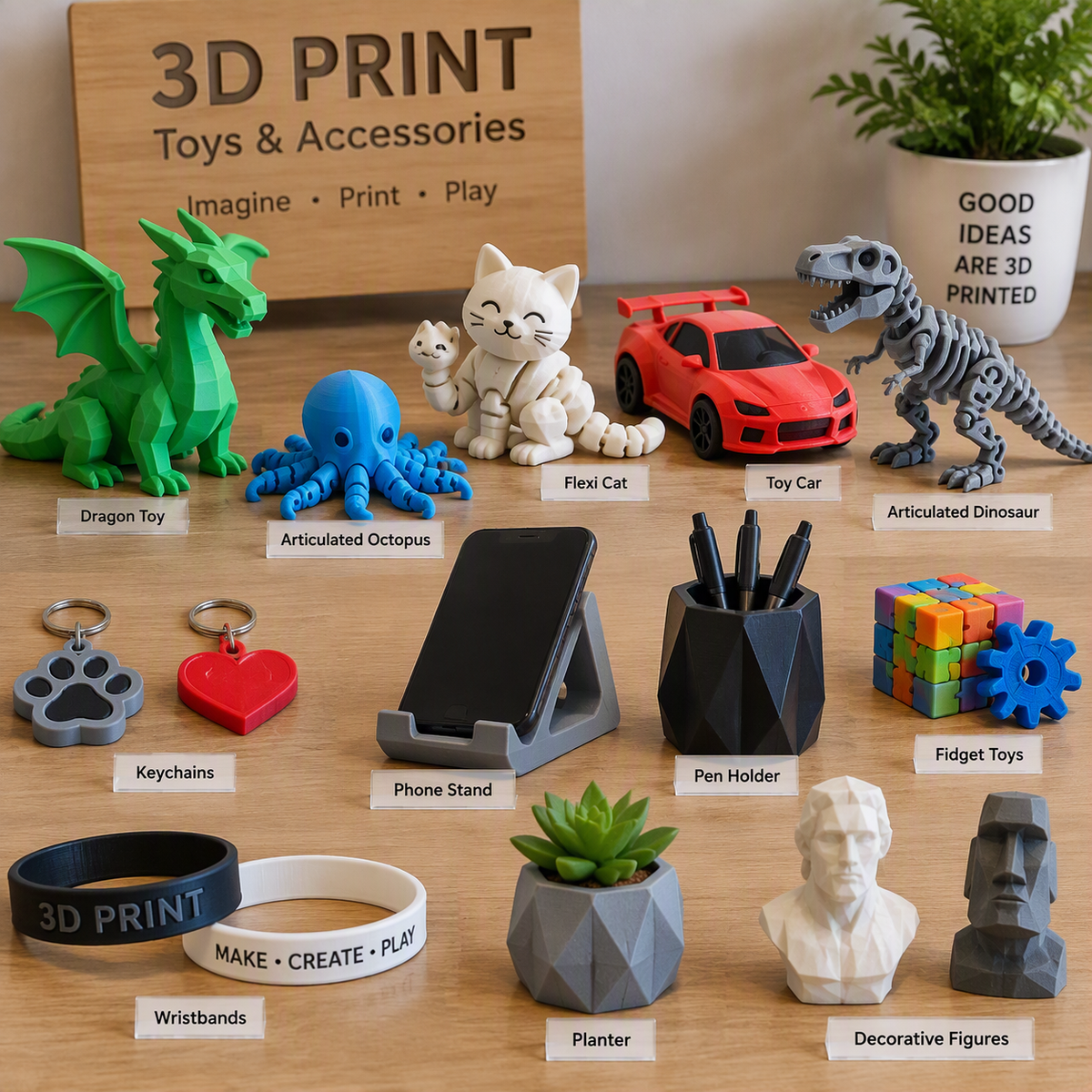 3D PRINT Toys & Accessories