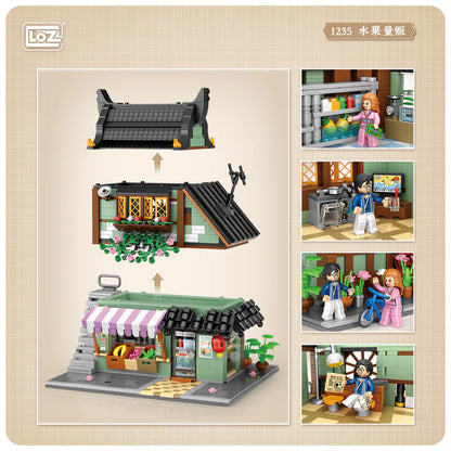 Loz Japan Street 1234 Noodle Shop 1235 Fruit Shop 1236