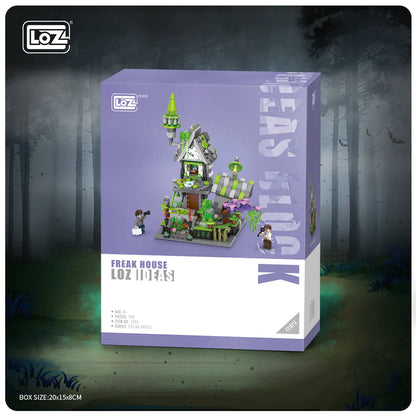 LOZ Mini Building Block Freak House 1248 Witches House 1250