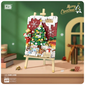 Sleigh Car Painting (Set 1282) Christmas 3D Painting (Set 1283)