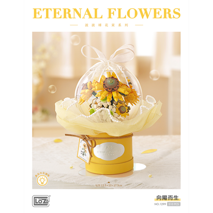 LOZ Mini Blocks Kids Building Flower Pot Bouquet Lighting Lover Gift 1297 1298 1299 1300