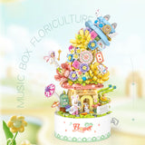 Flower Tower Music Box with Light (1954)
