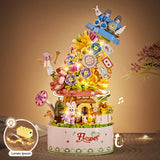 Flower Tower Music Box with Light (1954)