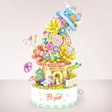 Flower Tower Music Box with Light (1954)