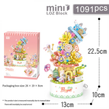 Flower Tower Music Box with Light (1954)