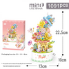 Flower Tower Music Box with Light (1954)