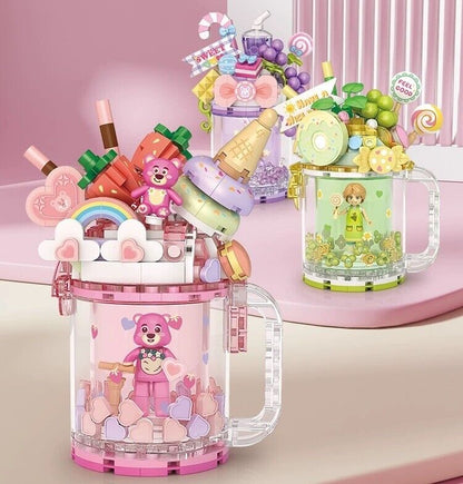 LOZ Quicksand Cup Gift 4201-4206 Mini Blocks