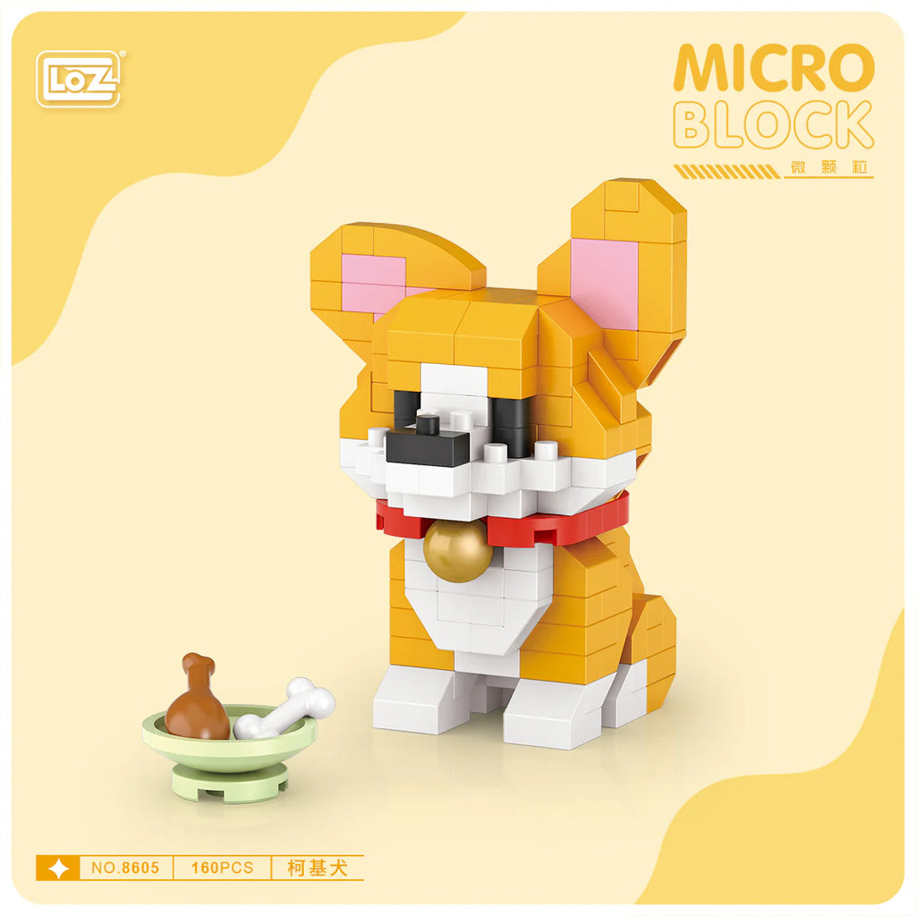 Micro Blocks Mini Animals (Set 8605-8612)