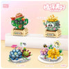 Micro Blocks Cactus & Lotus Potted (Set 8831-8834)