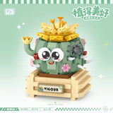 Micro Blocks Cactus & Lotus Potted (Set 8831-8834)