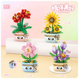 Micro Blocks Flower Pots (Set 8839-8842)