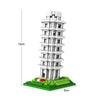 Loz 9367 Leaning Tower Of Pisa Diamond Block