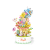 Flower Tower Music Box with Light (1954)