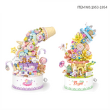 Flower Tower Music Box with Light (1954)