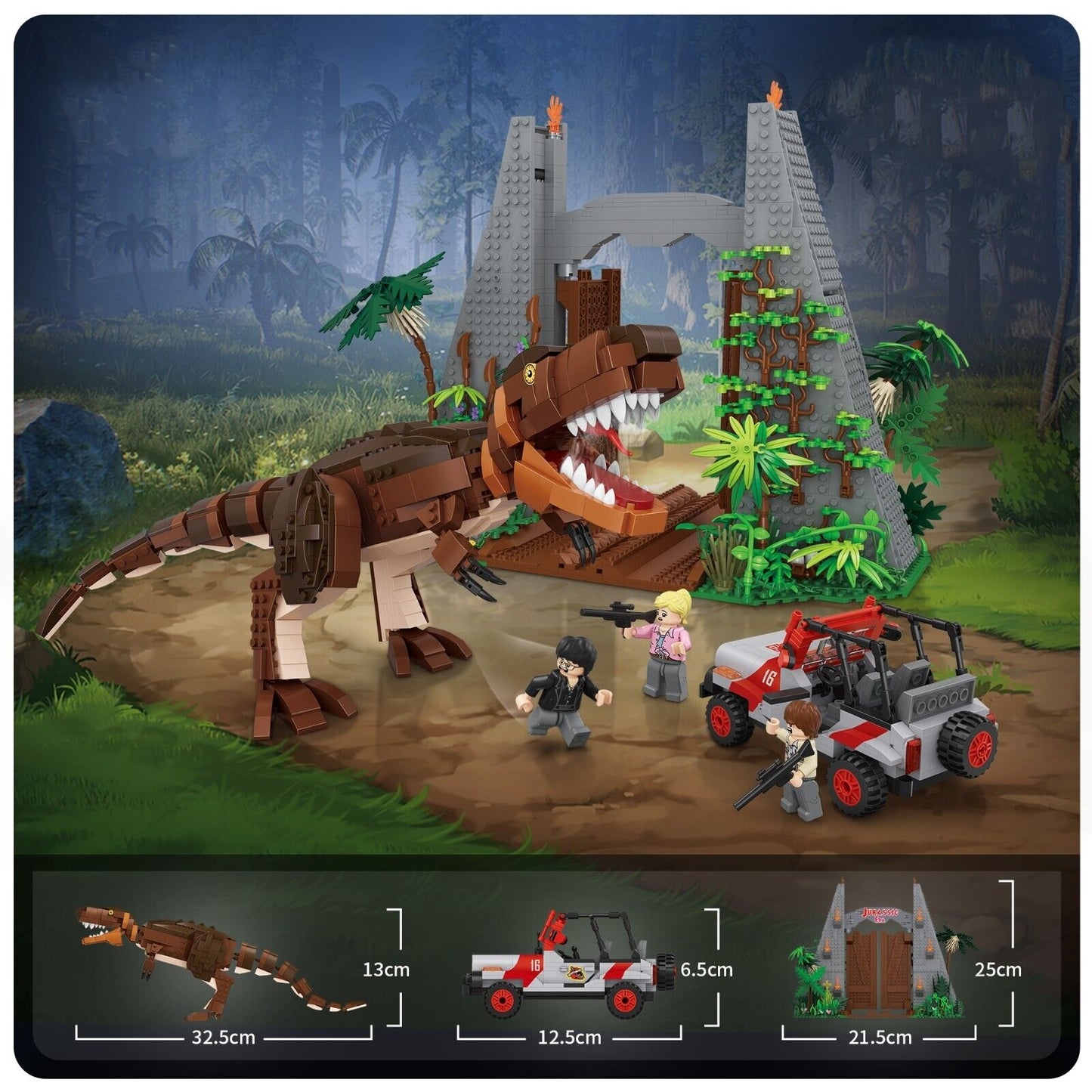 Loz 1067 Architecture Series Dinosaur