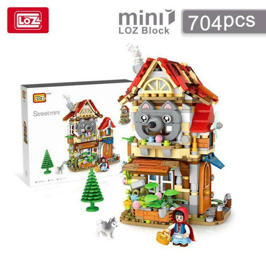 Loz 1225 Mini Particle Forest Cabin Fairy Tale House