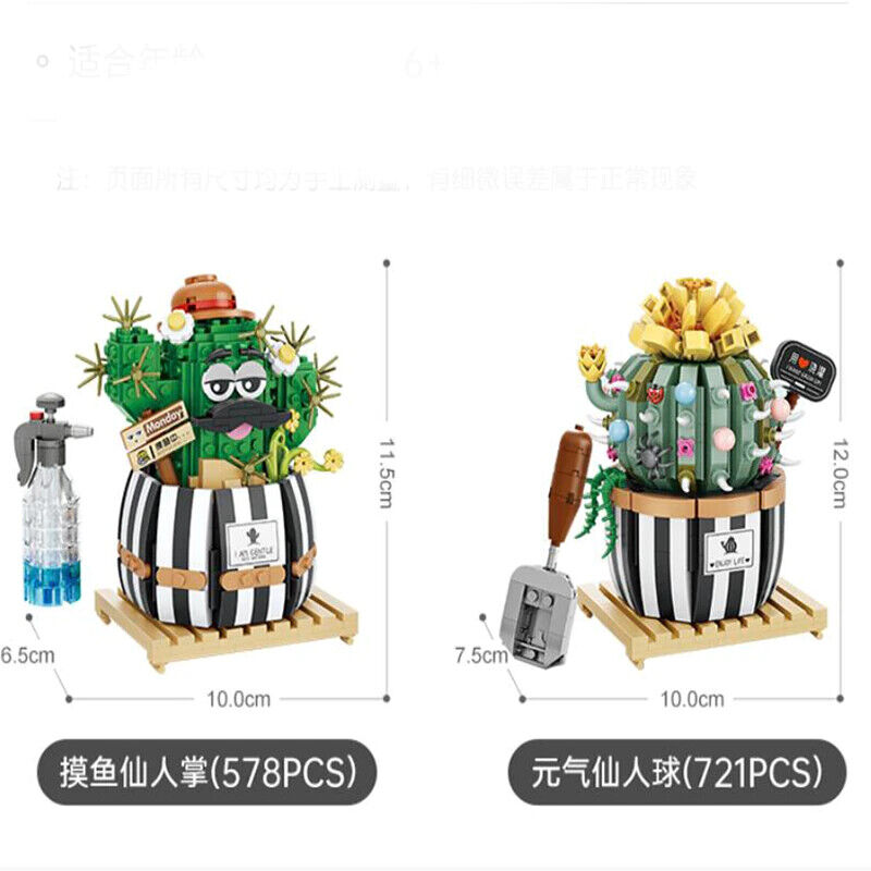 Loz Eternal Flower Potted Plant Bonsai Succulent Cactus