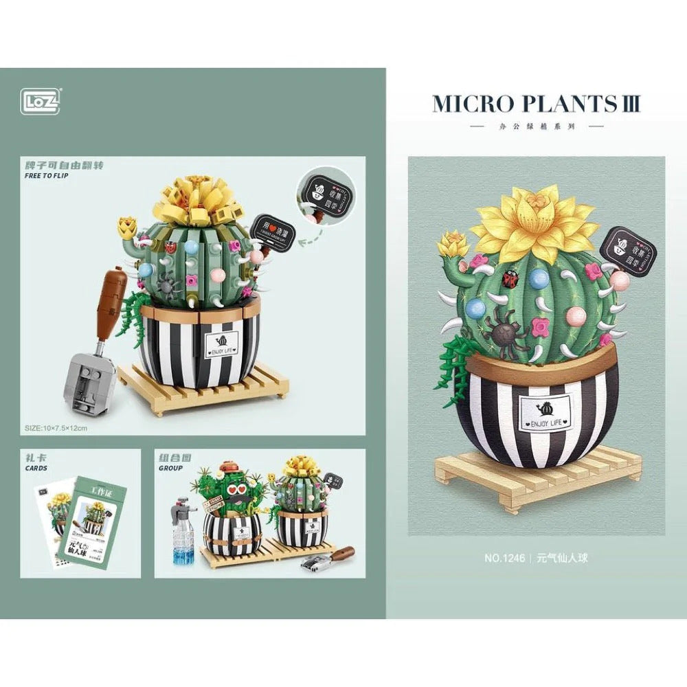 Loz Eternal Flower Potted Plant Bonsai Succulent Cactus