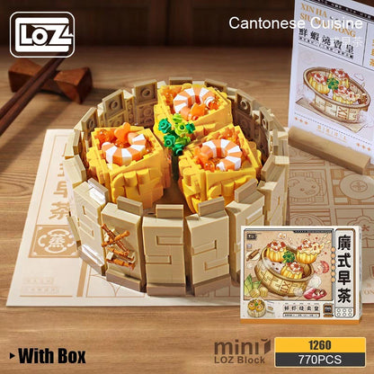 Loz 1260 Siu Mai 1261 Shrimp Dumpling 1262 Chicken Feet With Black Bean Sauce 1263 Custard Bun 1264 Shrimp Rice Roll 1265 Tea 1266 Rice Dumpling 1267 Glutinous Rice Chicken
