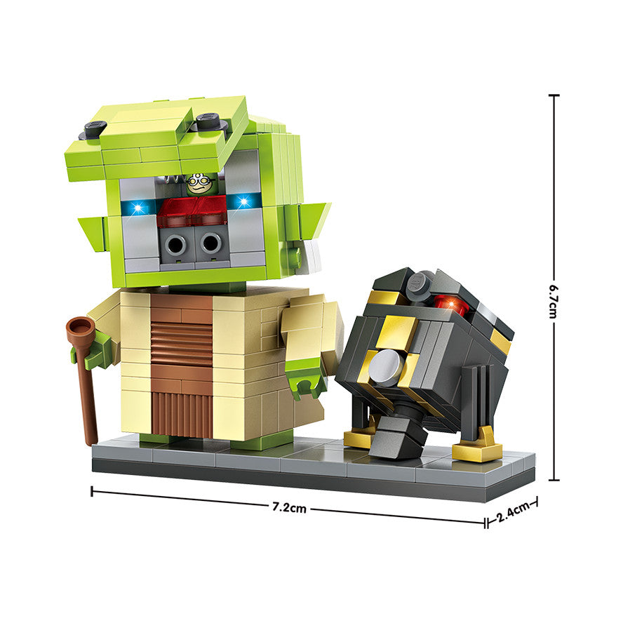 Loz Mini Yoda & R2-Q5 1504
