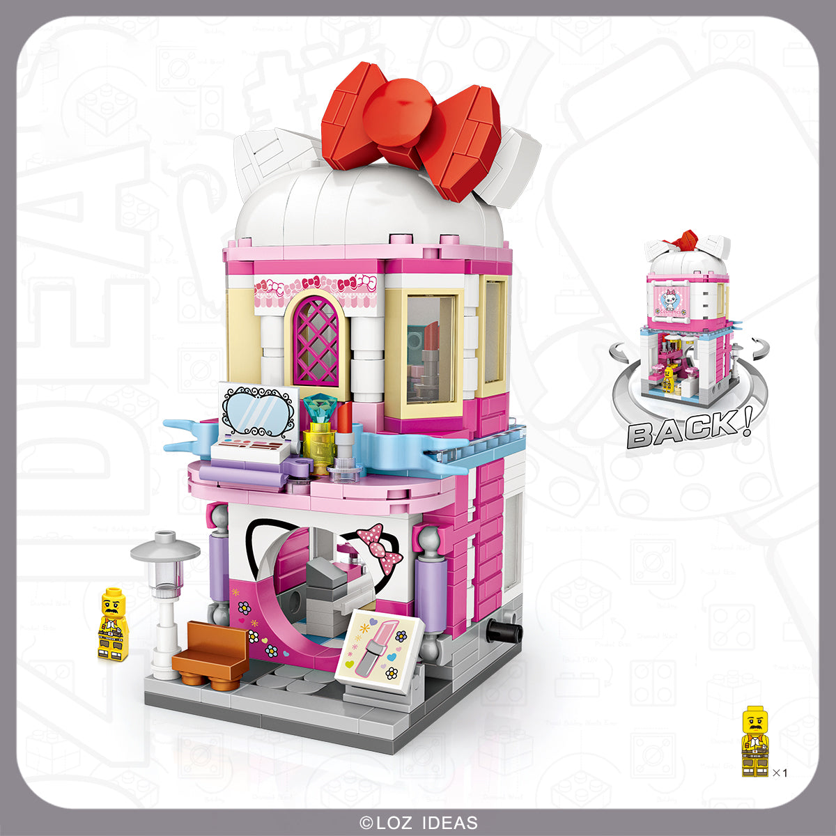 Loz 1629 Street Mini Cosmetic Store